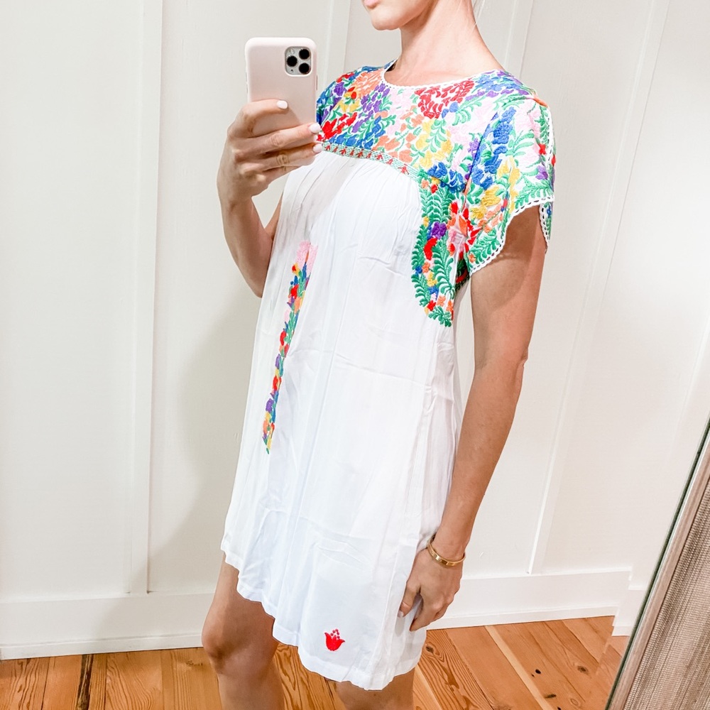 Embroidered Dress Small